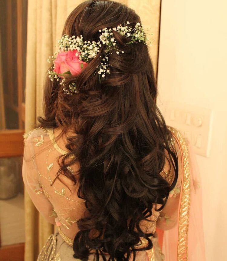 20 Unique And Trending Bridal Hair Accessories For the Modern Indian Bride   Indian wedding hairstyles Bridal hairstyle indian wedding Floral  accessories hair